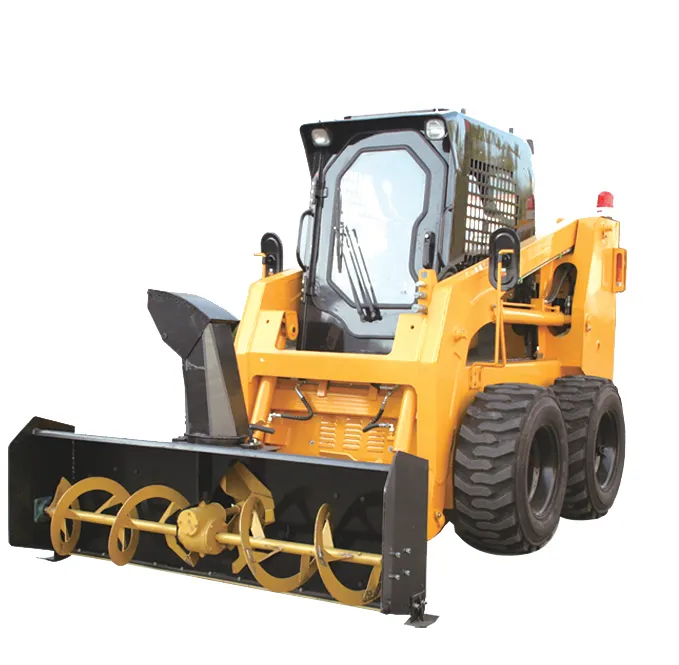 Spazzaneve per skid steer loader skid steer snowblower skid steer loader con spazzaneve