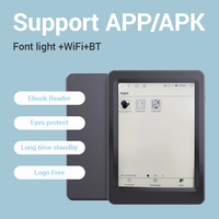 X6 Ebook Reader Android 6-Inch E-ink Layar Sentuh Kapasitif Wi-Fi Type-C 300PPI 2500mAh Bahasa Prancis Jepang Inggris PDF Cina Rusia