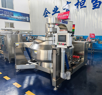 Mélangeur à pales multiples pour cuisson homogène sans brûlure du fond, machine de cuisson automatique pour la production de sauces