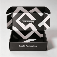 Boîte d'expédition en carton ondulé personnalisée, imprimée recto-verso, avec doublure en mousse, en kraft extra-résistant, trois couches, pour emballage cadeau de vêtements