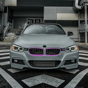 Nuova Griglia Frontale RGB LED (ABS+LEDs 12V) per <span class=keywords><strong>Serie</strong></span> 3 (F30/F35) 2013-2018 - Accessorio Auto Ecologico per Retrofit - Product Image 2