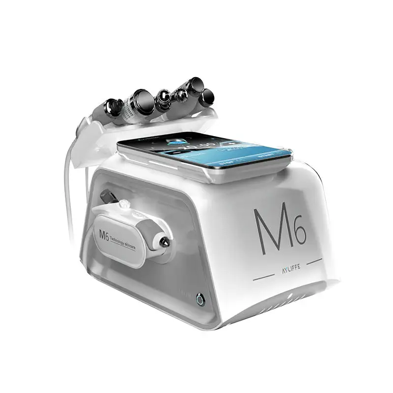 Ayliffe M6 Hydra Aqua Peel Maschine Ultraschall Haut wäscher Rolling Rf & Ems Plasma Skin Machine