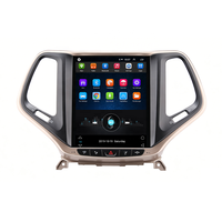 Autoradio vertical Android 13 Tesla 10,4 pouces pour Jeep Cherokee 2016-2020, CarPlay sans fil, GPS, DSP, 8 cœurs, 4+64 Go