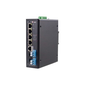 Commutateur Ethernet industriel géré 6 ports Gigabit avec bypass, 4 ports RJ45 10/100/1000 + 2 ports SFP 100/1000 pour réseau fibre optique - Product Image 3