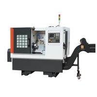 Tour CNC en métal à lit incliné de haute précision TCK6340