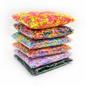 Vente en gros d'usine, élastiques en caoutchouc TPR colorés, bandeaux élastiques pour les petites filles - Product Image 2