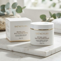 Kit de resurfaçage corporel au rétinol et AHA fermentés : Gommage exfoliant, Huile de soin éclatante, Crème barrière – Fabrication sur mesure