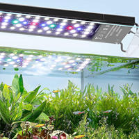 Fullgain WRGB 90cm Lampe de culture pour plantes, contrôle du spectre et de la minuterie, lampe LED pour plantes d'aquarium, lampe pour petit aquarium