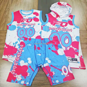 FQ Diseño Personalizado Faith Cross 7 on 7 Sudadera con Capucha sin Mangas <span class=keywords><strong>de</strong></span> Compresión Transpirable Estampada, Conjunto <span class=keywords><strong>de</strong></span> Fútbol Americano <span class=keywords><strong>de</strong></span> Bandera Cristiano 7v7 Ice Creammm - Product Image 6