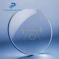 Lentilles de lunettes progressives multifocales Pioneer Optical 1.56 UV420 Corridor 70/12+2 HMC en résine anti-lumière bleue