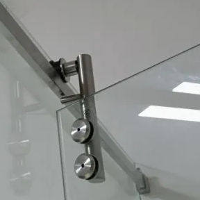 FENGZE ระบบประตูบานเลื่อนเข้ามุม ฮาร์ดแวร์ประตูห้องอาบน้ํา อุปกรณ์ประตูกระจกอัตโนมัติ - Product Image 4