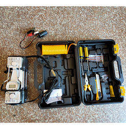 Kit di emergenza per Auto doppio cilindro compressore d'aria per Auto pompa per pneumatici gonfiatore automatico con strumento di riparazione pneumatici a luce LED - Product Image 6