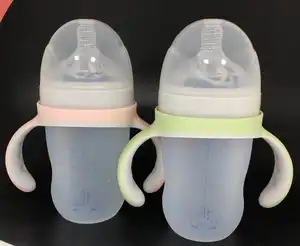 Biberon in silicone da 160ml per l'alimentazione del neonato