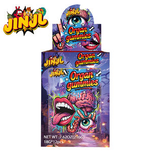 Großhandel TikTok Trendige Organ-förmige Gummibärchen: Finger, Zähne, Gehirne, Augäpfel Halal-zertifizierte Kindersnacks für Halloween - Product Image 2
