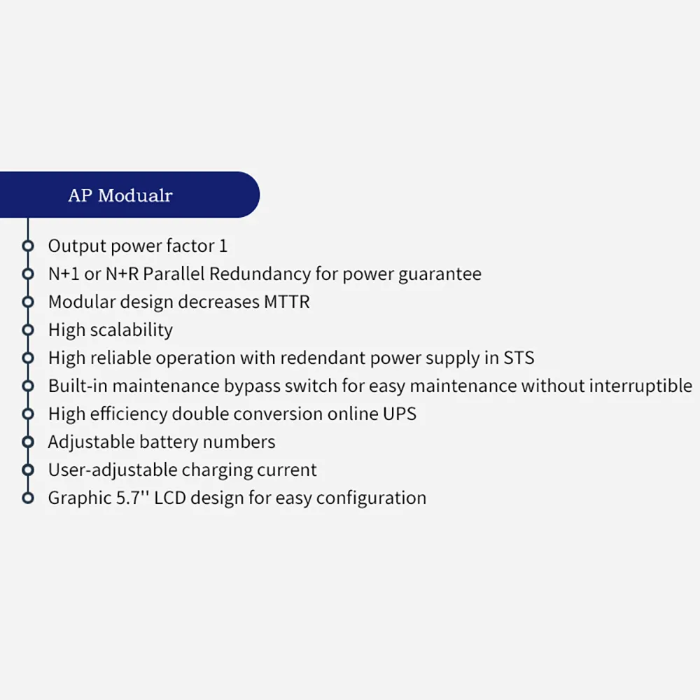 Visench +Power Modular OEM UPS 20KVA 90KVA 120KVA 180KVA 200KVA 210KVA 300KVA PF 0.99 3 phase Ups Power Supply Online Ups