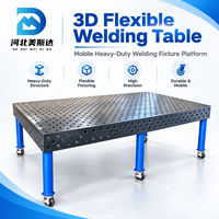 Meisida Nouvelle Station de Soudage Modulaire Flexible 3D Haute Précision, Plateforme de Fixation en Acier Q355 Nitruré au Plasma, Taille Personnalisée pour Soudage