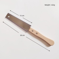 Premium SK5 lame coupe croisée Rip Cut Style japonais Mini scie à main scie à tirer pour outils de coupe flexibles pour le travail du bois Double bords