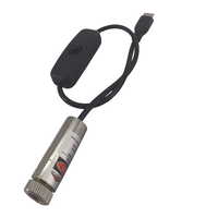 Module laser vert DC3V 532NM 5MW-100MW Point Ligne Lumière de scène verte/lumière de pelouse/effet lumineux laser Lumière laser pour arbre de Noël