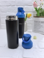 Bouteille d'eau en acier inoxydable à double paroi isolée sous vide, anti-fuite, gourde de sport, école, gym, extérieur, 350 ml, 500 ml, 750 ml, 1000 ml