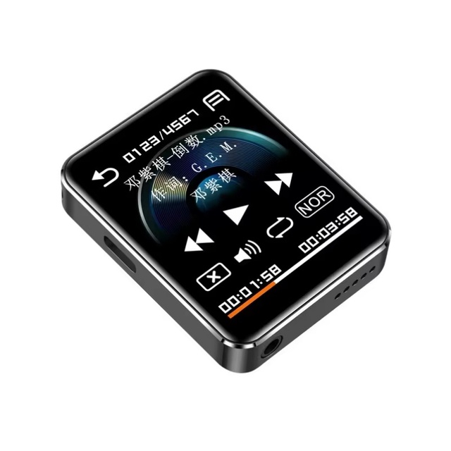 Lossless MP3 Audio Fashion Music Lovers Wireless Voice Control 5.3 Multi-Function High Capacity Elderly MP3 Player 2.8" Screen