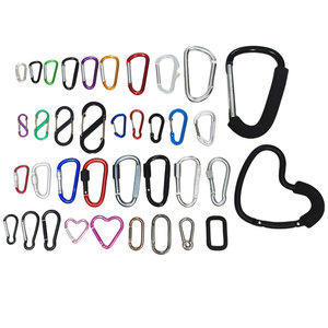 Özelleştirilmiş renkli <span class=keywords><strong>Snap</strong></span> kilit aracı alüminyum D şekli kaya tırmanma karabina - Product Image 6