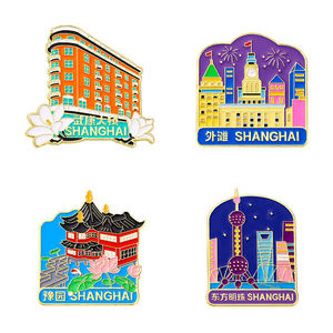 2D/3D Refrigerator Magnets Metal Material Featuring City Landmarks High-Quality Customized Logo Souvenirs Promotional Items - Product Image 6