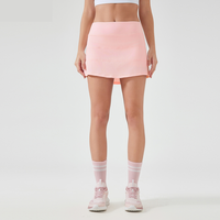 Rok Golf Pendek Wanita Bahan Nylon Spandex Berkualitas Tinggi, Cepat Kering, Elastis Empat Arah, Bernapas, Lembut, dan Halus, dengan Cetakan Khusus Ukuran Besar