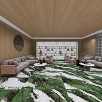 Foshan Green 600x1200 Ganzkörper Marmor Keramik Wohnzimmer Bodenfliesen Moderne rutsch feste Wandfliesen Home Remodeling