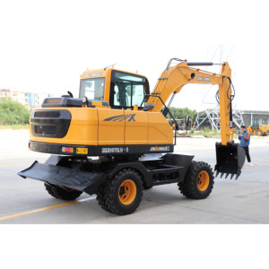 Escavadeira de rodas JGM9075L de <span class=keywords><strong>8</strong></span> toneladas, nova escavadeira hidráulica de rodas para venda, máquinas de terraplenagem da China - Product Image 3