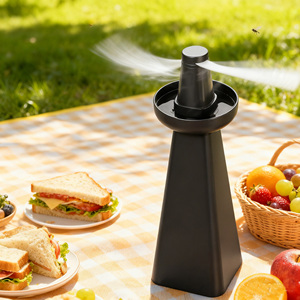 Ventilateur anti-mouches <span class=keywords><strong>et</strong></span> guêpes CE ROHS FCC, ventilateur répulsif de table avec bol à parfum pour huiles essentielles, piège sûr pour dissuader les mouches <span class=keywords><strong>et</strong></span> les guêpes - Product Image 1