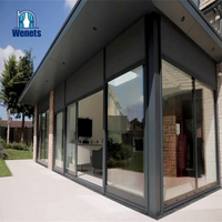 Persianas Eléctricas para Exteriores con Diseño de Protección Solar/Antiviento/Impermeable/UV, Control Remoto Integrado de Estilo Sencillo, Duraderas para Cualquier Ambiente