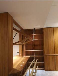 מודרני מינימליסטי חלונות עץ מלא מינימליסטי, ציפוי זכוכית אופקית לחדר השינה של הדירה - Product Image 2