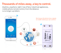 Itead Sonoff — interrupteur intelligent basic, 10A/2200W, domotique, Wifi, minuterie sans fil, contrôle de lumière