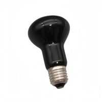 Vente directe d'usine, lampe chauffante halogène en verre pour reptiles, tortues, lézards, geckos, 75W, effet clair de lune, lumière nocturne E26