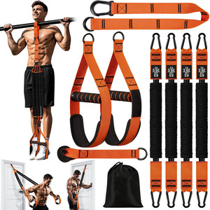 <span class=keywords><strong>Ensemble</strong></span> de bandes de résistance en coton Aofit pour hommes et femmes, bandes élastiques durables de qualité supérieure pour l'entraînement de force, étriers pour les pieds pour un entraînement <span class=keywords><strong>complet</strong></span> du corps - Product Image 2