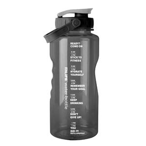 Botella de agua de gimnasio transparente de 2,2 litros con logotipo personalizado Mlife para <span class=keywords><strong>hombres</strong></span> para hervir agua <span class=keywords><strong>y</strong></span> acampar - Product Image 2