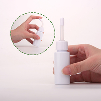 Échantillon gratuit flacon compte-gouttes vide compressible liquide pour oreilles de chien de compagnie chat bouteille en plastique de nettoyage des oreilles avec couvercle tombant
