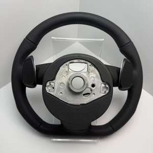 Volant en cuir complet <span class=keywords><strong>Audi</strong></span> S3 S4 B8 S5 8P pour voitures 8V A3 A4 B8 A5 B8 Compatible avec les modèles S6 S7 S8 A7 C7 - Product Image 2