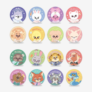 KPOP Stray Kids ZOOTOPIA2 SKZOO Pin de Solapa con Purpurina Secreta, Colección para Fans del Grupo Idol Coreano, CD para Todas las Edades Bluewave-02 - Product Image 4