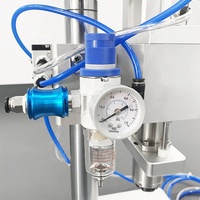 Hone Cosmétique Petite Ampoule En Aluminium Scellant Flacon Bouteilles Flip Off 13mm 15mm 20mm Main Capsulage Machine