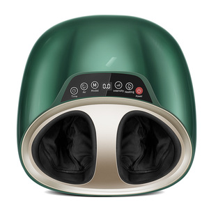 <b>Foot</b> <b>Massager</b> Full Automatic Air Pressure Heating Massage For <b>Foot</b> And Leg Home Use Blue - Product Image 2