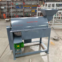 Elektrische automatische kokosnootschil- en vezelpers, -extractie- en -scheidingsmachine