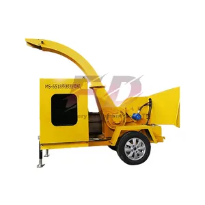 industrial heavy duty tracked chipper chipper wood tree wood grinder machine