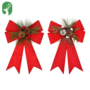 <b>Red</b> <b>Bow</b> <b>Christmas</b> <b>Tree</b> Shopping Mall Window Scene Decoration Pendant Home Use Battery Operated Hanging Ornaments - Product Image 5
