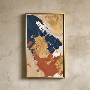 Art mural de style minimaliste Wabi-sabi, décoration de salon, peintures murales 3D abordables, peintures abstraites de natures mortes - Product Image 2