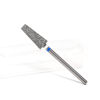 Nouvelles fraises à ongles en diamant PRO 6.0 à coupe conique, limes de lissage, fraises à cuticules, bandes de ponçage pour ongles en diamant pour ponceuse électrique