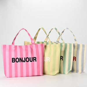 Bolsa de Mano de Lona con Logotipo Personalizado, Colorida, Retro, Literaria, Bandolera, de Gran Capacidad, Ecológica, Reciclable, de Algodón - Product Image 2