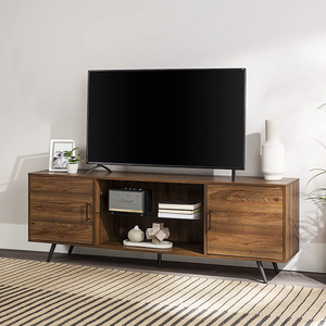 Hot Selling Wooden <strong>TV</strong> Stand with 2 Small Cabinets Storage and <strong>Shelves</strong> Modern Style Table <strong>for</strong> Living Room and Bedroom - Product Image 2