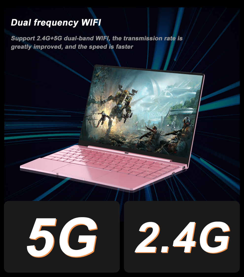 14inch Quad core N5095 Up to 2.9GHz DDR4 12GB IPS Alloy Design Win 10 64bit Cheapest students Education oem computer Laptops