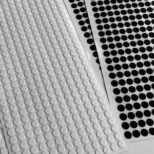 مادة إيفا مخصصة 1 ، 2 أسود ، وسائد طاولة مستديرة مخصصة ، قرص مطاطي مع لاصق ، ورق صامت مانع للإنزلاق - Product Image 1